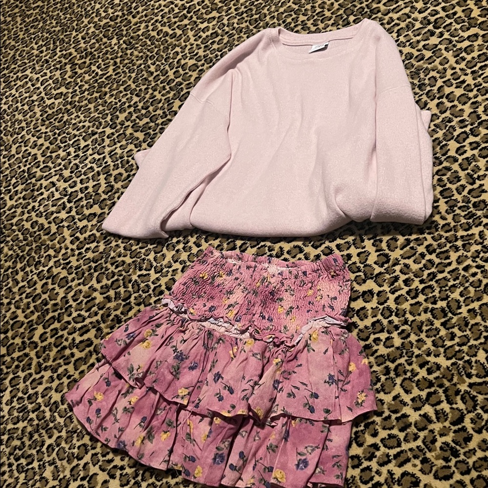 Zara Girls Size 11-12 Bundle Pink/Cream - Picture 3 of 7
